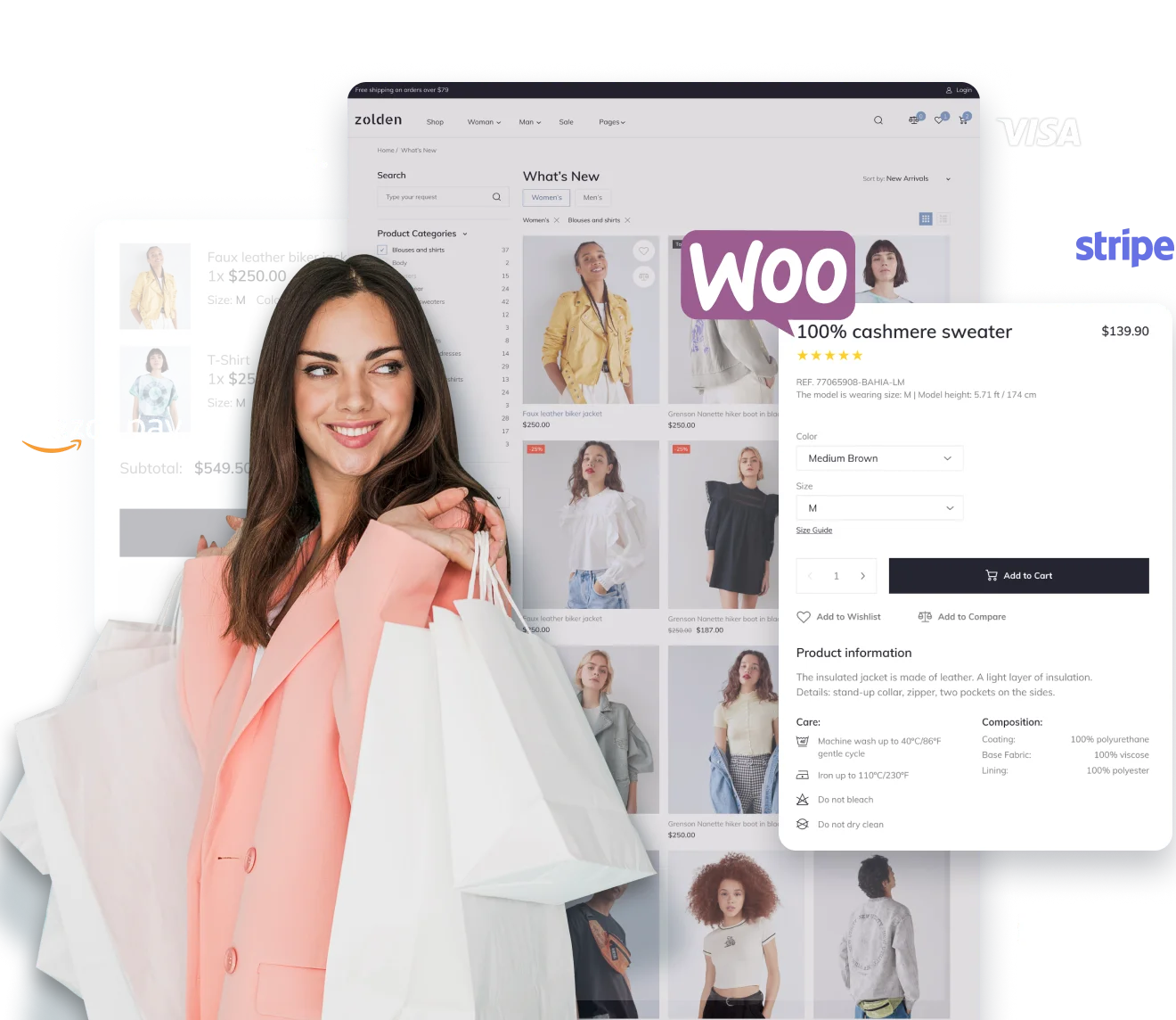 E-commerce product listing